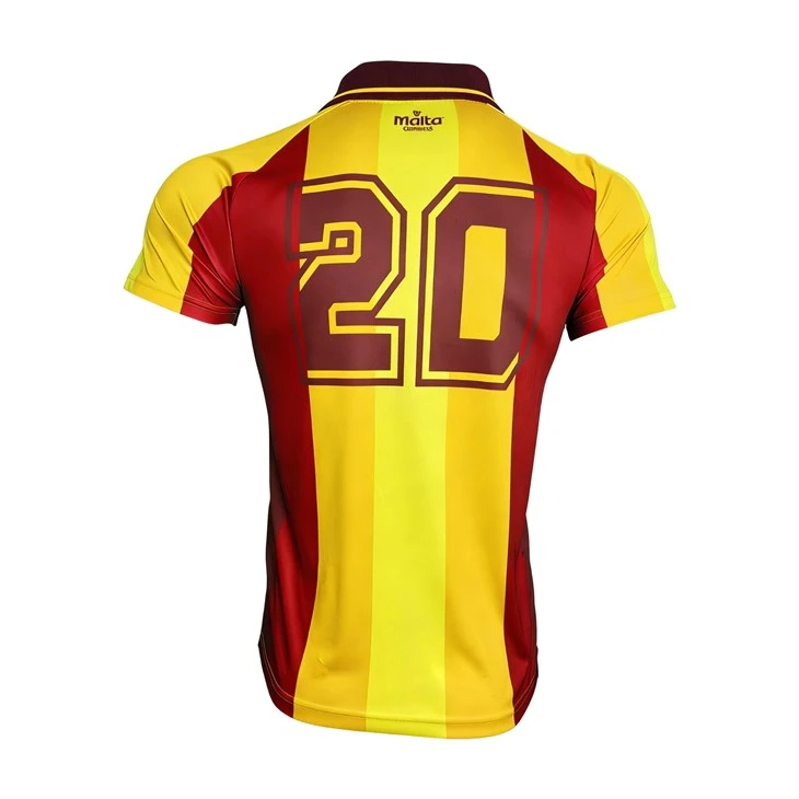 Red And Yellow Striped Soccer Jersey suppliers